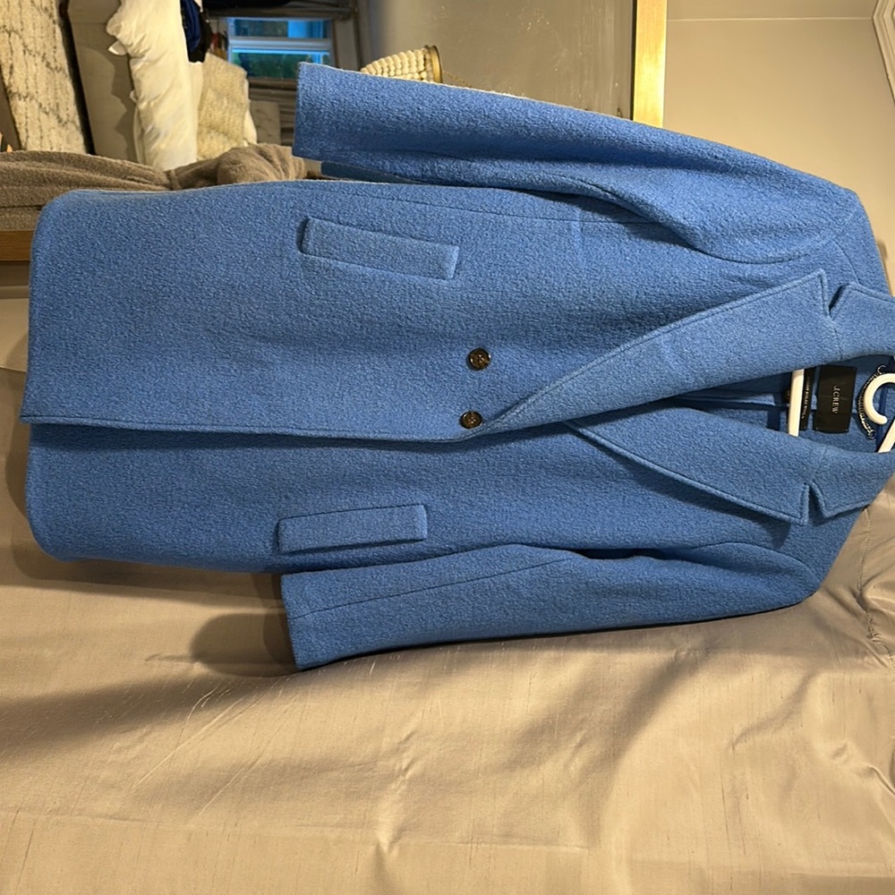 Women’s JCrew boiled wool coat, Size 2